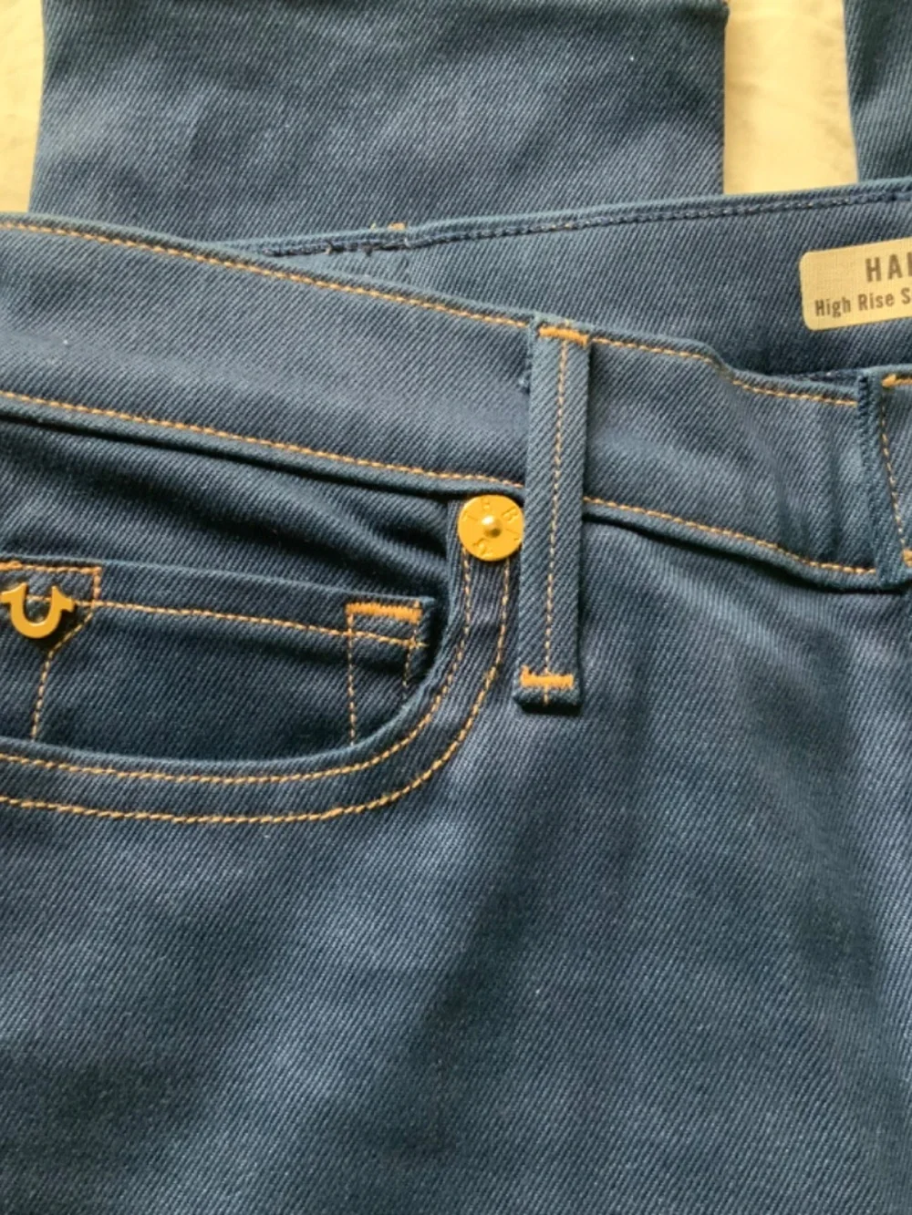 NWOT True Religion Halle High Rise Super Skinny Jeans Size 28 Made in the USA